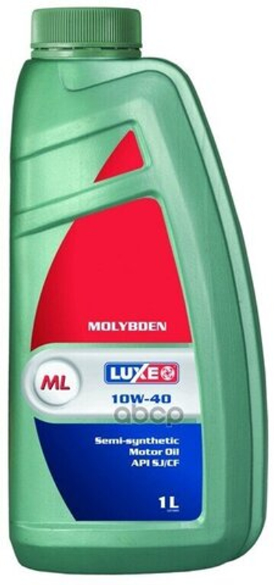 Масло моторное Luxe Molybden 10W-40 полусинтетическое 1 л 115