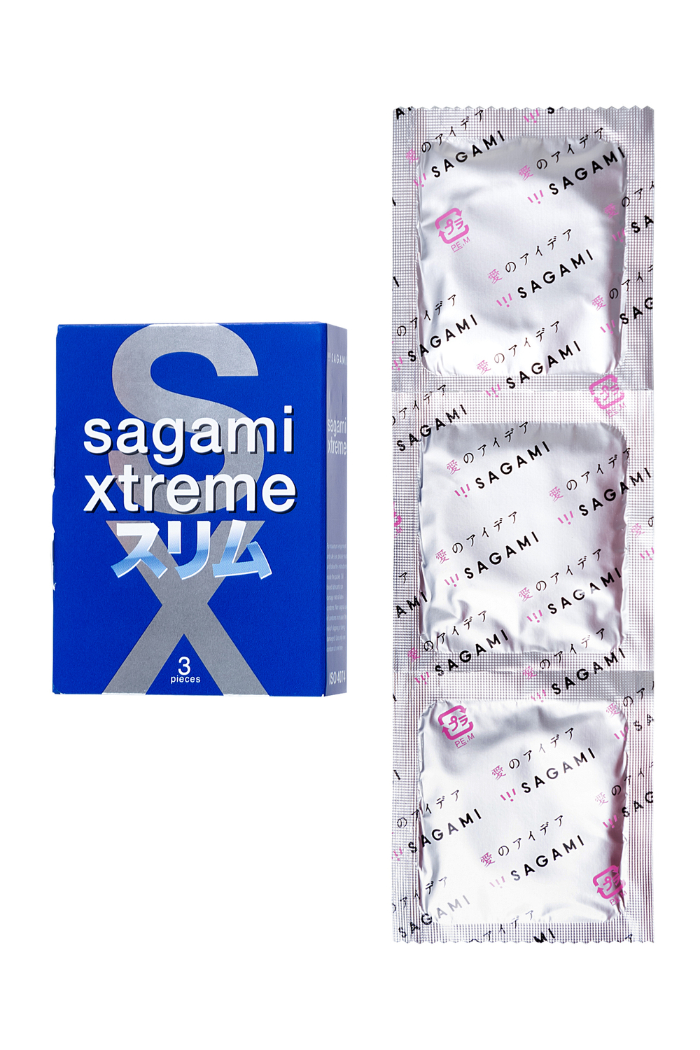 Ультратонкие презервативы Sagami Xtreme Feel Fit, 3 шт