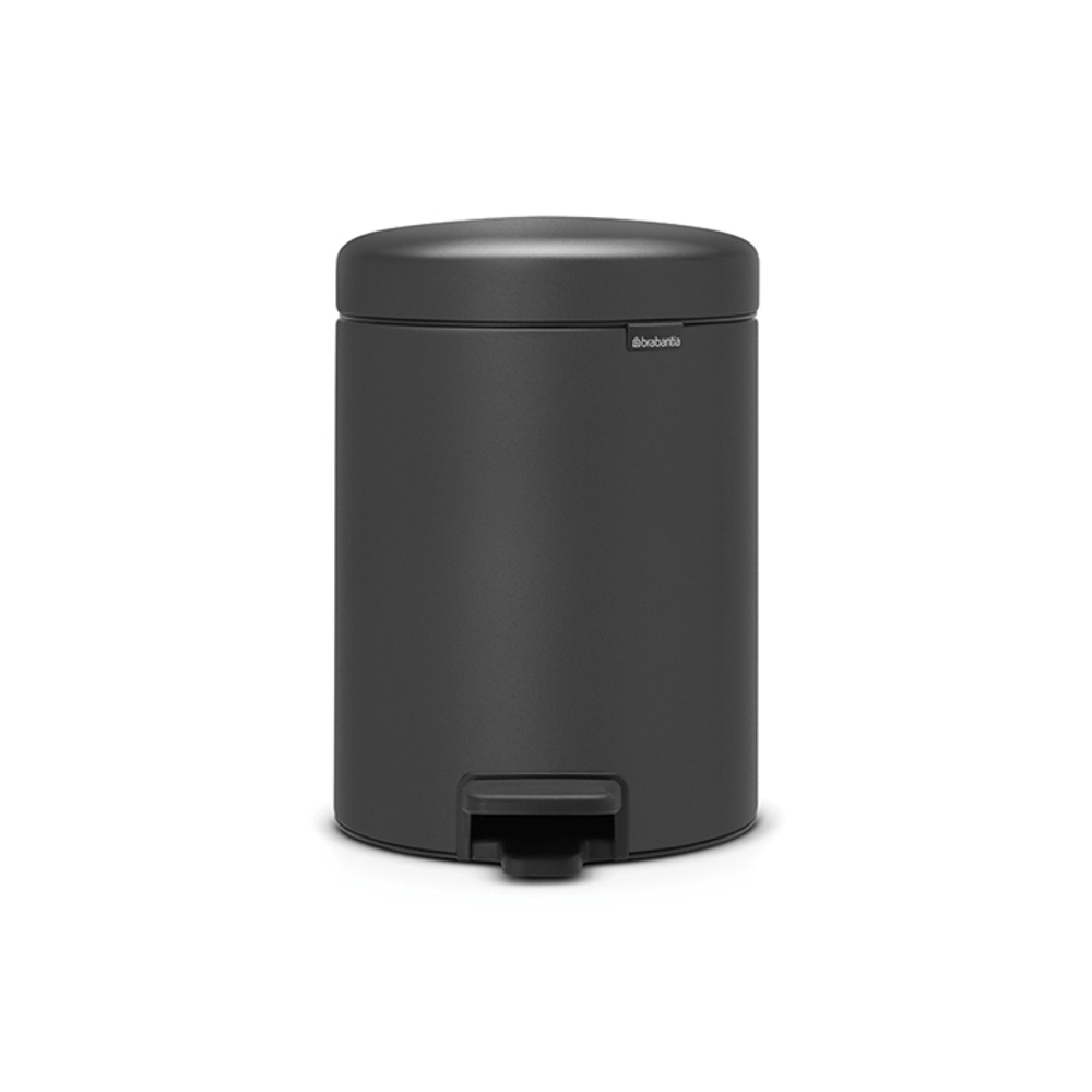 Мусорный бак с педалью newIcon 5л Brabantia Минерально-графитовый