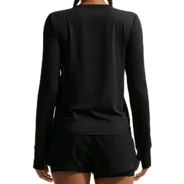 Женская теннисная футболка с длинным рукавом Nike One Classic Dri-Fit Long-Sleeve - black/white
