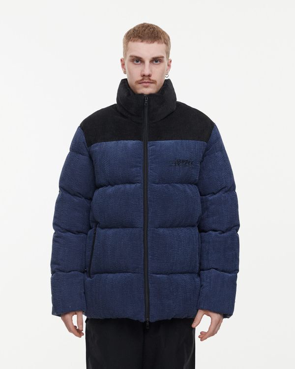 Пуховик AW24 Downjacket Velvet Combo Navy - фото 5