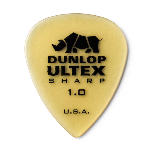 Dunlop 433R100 Ultex Sharp 72Pack медиаторы, толщина 1 мм, 72 шт.