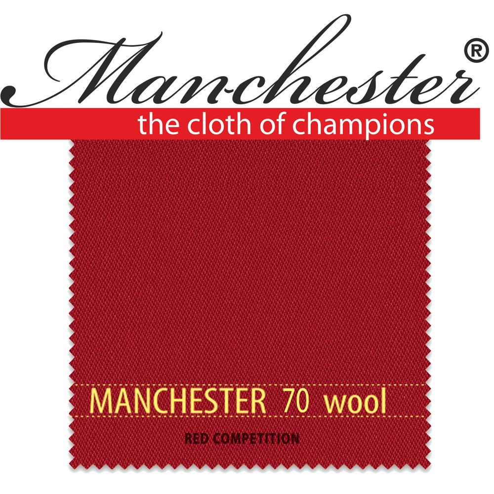 Сукно Manchester 70 Red competition ш2.0м