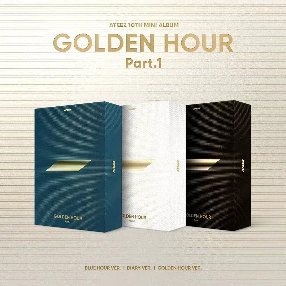 Альбом ATEEZ - GOLDEN HOUR : Part.1 (Blue Hour ver.)