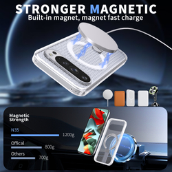 Прозрачный чехол Mesh Pro Magnetic Case для Google Pixel 9 Pro XL