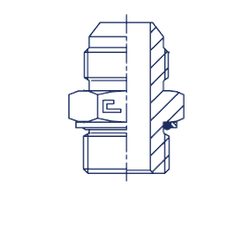 Штуцер FH JIC 1.5/16" BSP 1.1/4"