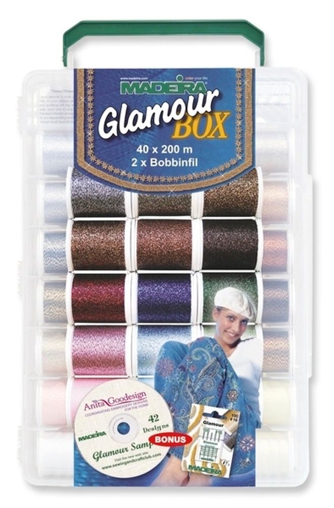 Швейные нитки (набор) Madeira Glamour №12, 8060 Швейные нитки (набор) Madeira Glamour №12, 8060