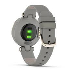 Смарт-часы Garmin Lily Gray Leather с безелем из кремового золота и ремешком итальянской кожи 010-02384-B2