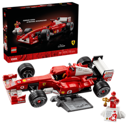 Конструктор LEGO Icons 11375 Ferrari F2004 & Michael Schumacher