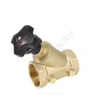 Клапан балансировочный ручной латунь 3180H Ду 15 G1/2" Ру16 Тмакс=120 оС ВР Kvs=2.94м3/ч без ниппелей Benarmo