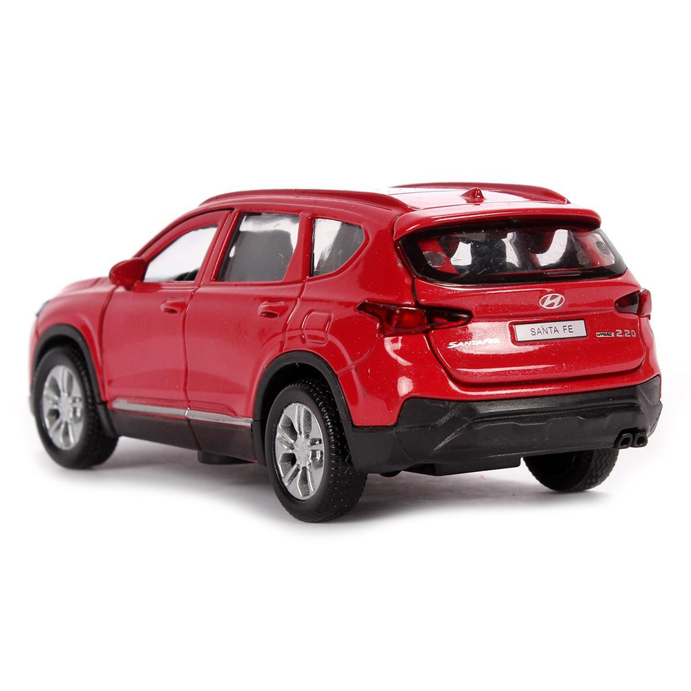 Модель ин. мет. "Hyundai Santafe" 12см, двер, багаж, красный, коробка SANTAFE2-12-RD (Технопарк)