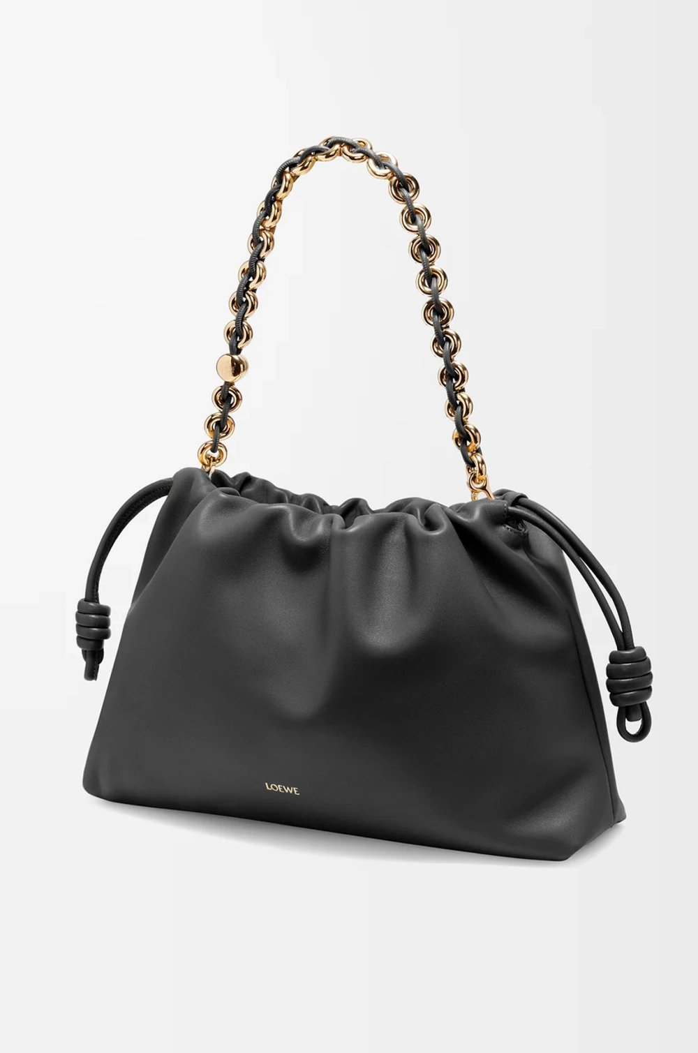 Loewe Большая сумка Flamenco из мягкой кожи ягненка наппа, черный