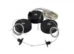 Подвесной комплект для круглого магнитного шинопровода   Артикул: Suspension kit DLM900RBlack