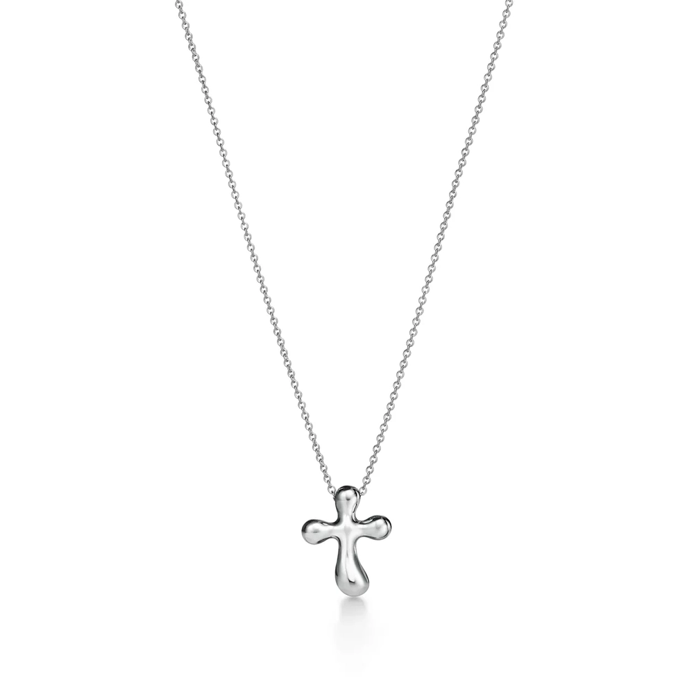 Подвеска из серебра 925, Tiffany 💠Cross Elsa Peretti