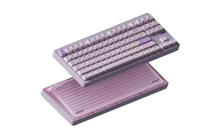 Кастомная клавиатура на базе NuPhy GEM 80 Airy Lilac Kit