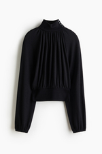Блузка из джерси со сборками - H&M