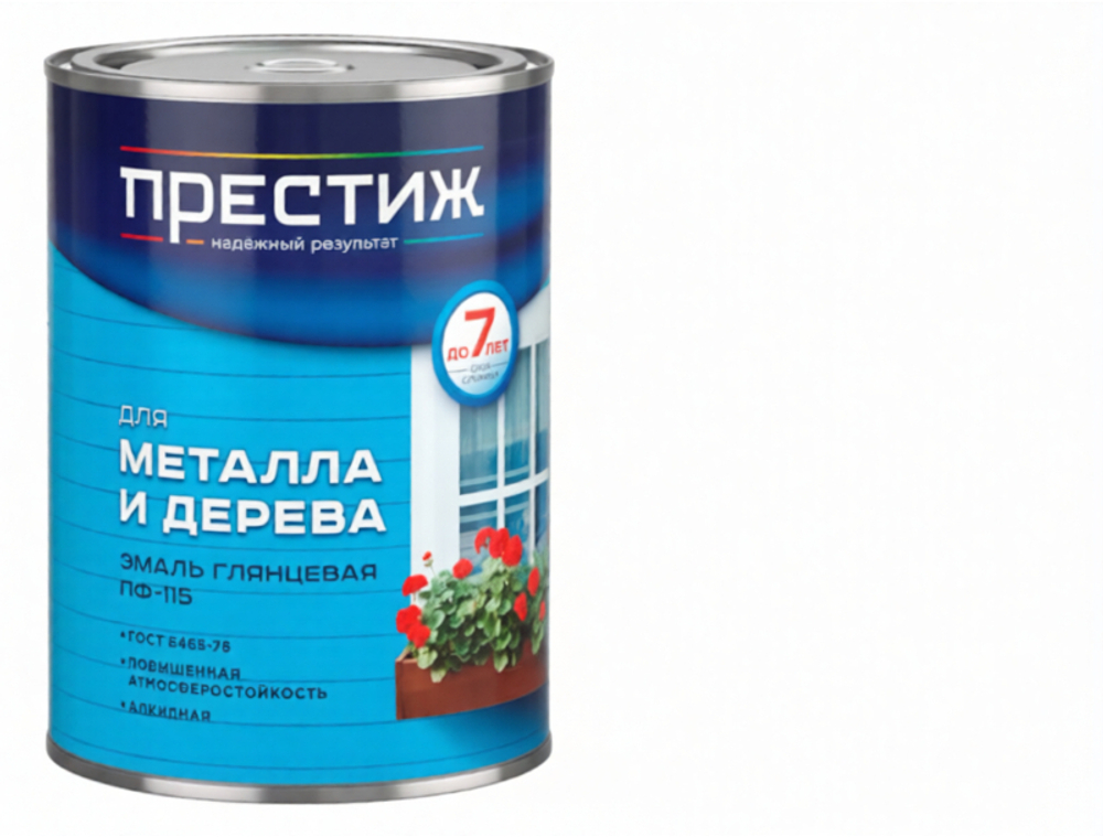 0,9 кг (ПРЕСТИЖ) Эмаль вишня ПФ-115