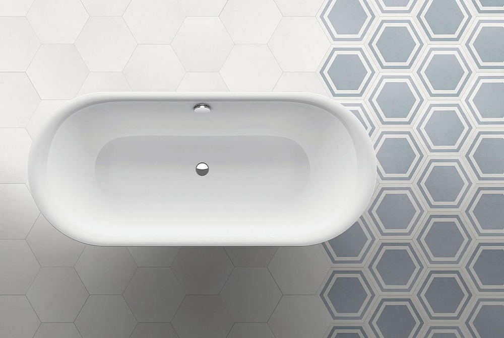 Adex Pavimento Hexagono Black 20x23