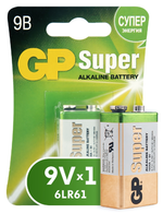Элемент питания GP F22 LR SUPER BL/1 G-TECH