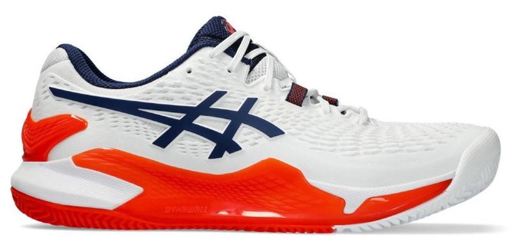 Мужские кроссовки теннисные Asics Gel-Resolution 9 Clay - белый