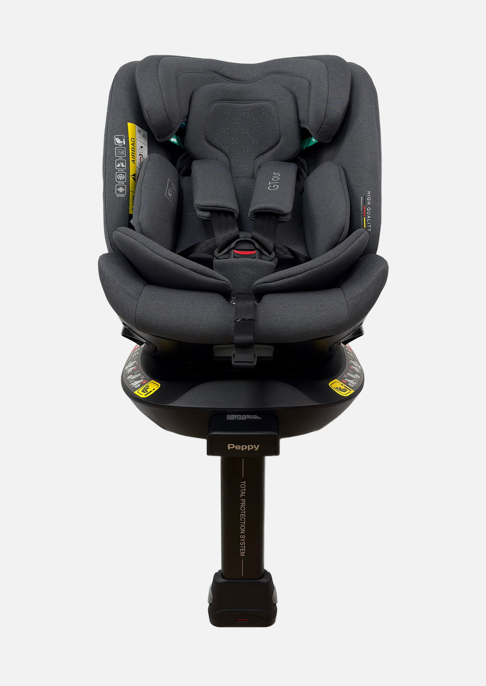 Peppy Автокресло Gtour 0-36 I-Size 40-150 см графит