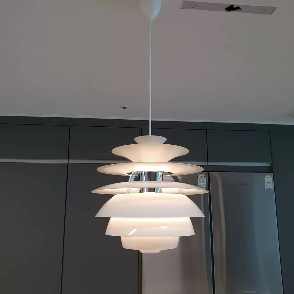 Design pendant lamp PH Snowball by Louis Poulsen