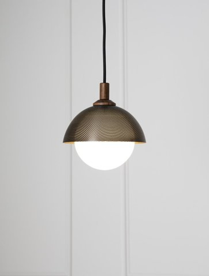 DOME PENDANT 08" PERFORATED by ALLIED MAKER