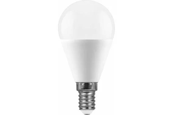 Лампа светодиодная Feron LB-950 220V G45 Е14 13W 4000K шар 42551