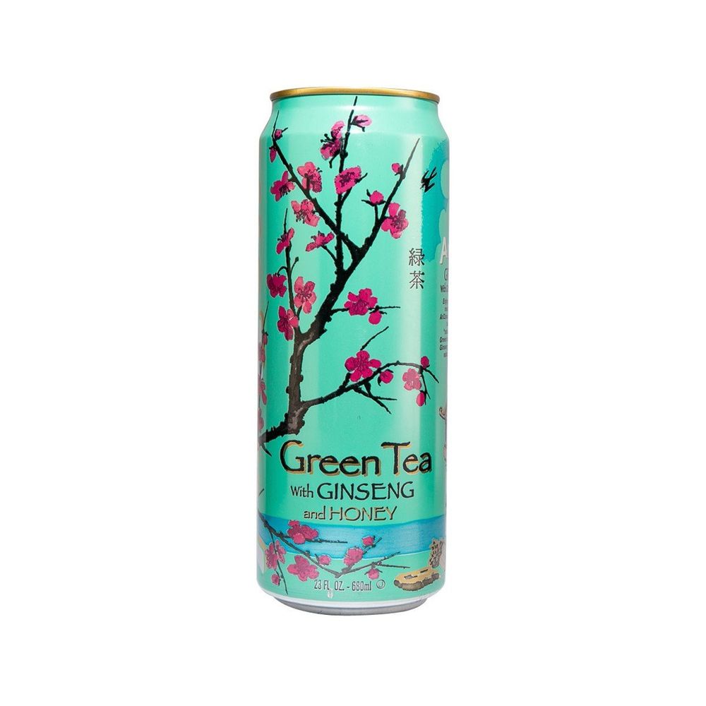 Холодный чай "Аризона / Arizona Green Tea Ginseng and Honey" 680мл
