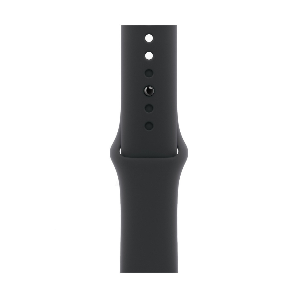 Apple Watch Series 11, 46 мм корпус из алюминия цвета «Jet Black», ремешок Sport Band размера S/M цвета «Black»