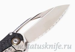 Нож Microtech Matrix 165C-9CFTI Titanium Full Serratedфотография - 6