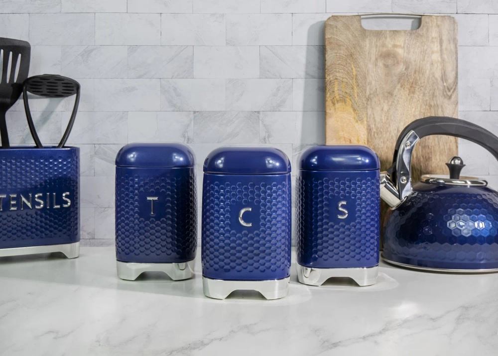 Kitchen Craft Контейнер Lovello 19x11см Сахарница темно-синий LOVSUGARBLU