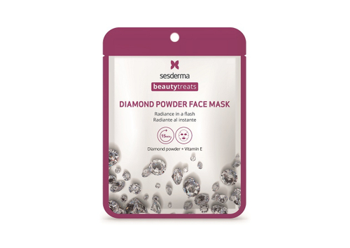 Sesderma Diamond Powder Face Mask - Тканевая маска для сияния кожи с алмазной пудрой