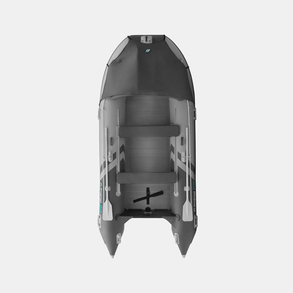 Надувная лодка GLADIATOR C400AL светло/темно-серый