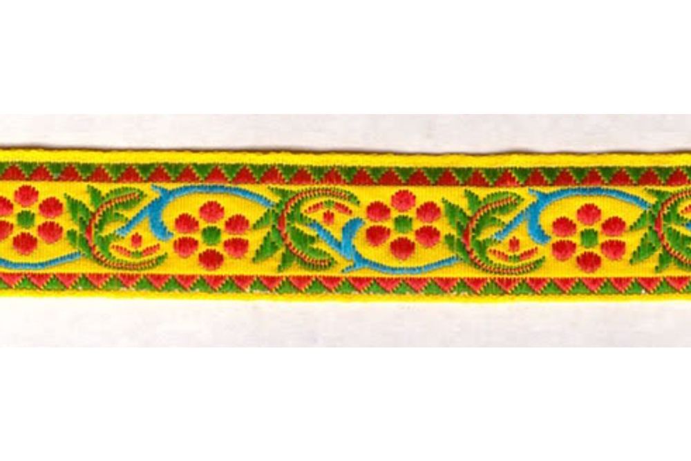 Тесьма жаккард, с1852, рис.9272, ш. 2,3 см