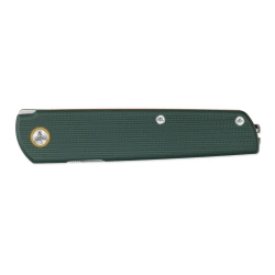 Нож складной SRM 408L-GX Qrick Satin (14C28N, Green/Orange G10)