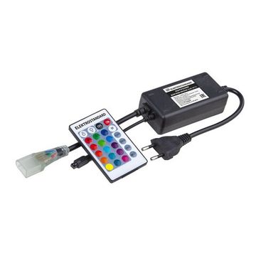 Контроллер для светодиодного гибкого неона LS001 220V 5050 RGB с ПДУ (ИК) (LSC 011) Elektrostandard