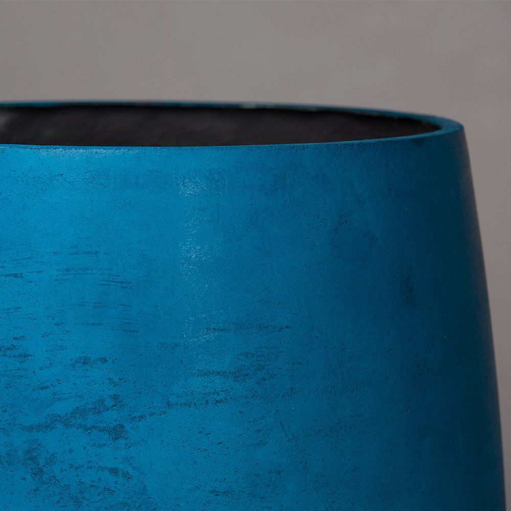 Кашпо CONE COBALT BLUE D24 H26