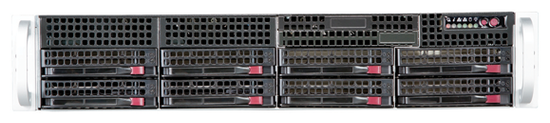Сервер Supermicro SuperServer 6028R-WTR без процессора/без ОЗУ/без накопителей/количество отсеков 2.5" hot swap: 8/LAN 1 Гбит/c