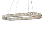 Подвесная светодиодная люстра Newport KRISTA 8580/90 C oval chrome, М0071380