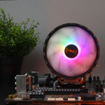 Кулер для CPU ТЕСЛА (TESLA) 920RGB V2, 1х120мм, 3-pin, Al+Cu, серебристый-черный-белый/FRGB, 1600rpm, 47CFM, 23дБ, 2-PIPE(прямой контакт), TDP 135Вт, INTEL 1700/1200/115x/775/1366, AMD AM5/AM4/AM3(+)/AM2(+)/FM2(+)/FM1/754/940/939 (TSL-920-RGB-V2)