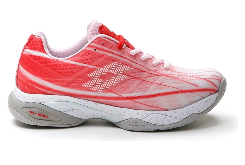 Женские теннисные кроссовки Lotto Mirage 300 SPD W - pink cherry/all white/red poppy