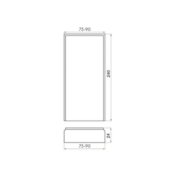 Цоколь №1 массив дуба Porte Vista