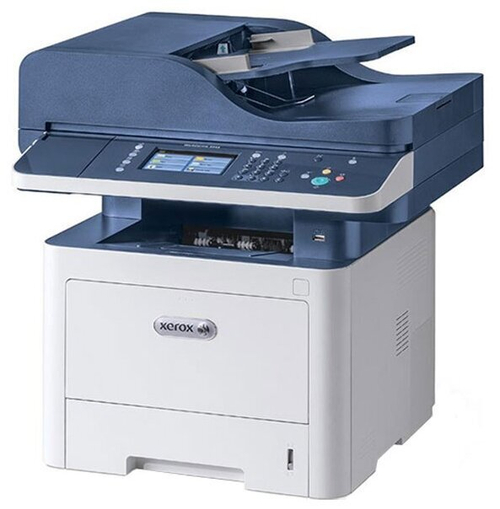 МФУ лазерное Xerox WorkCentre 3345, ч/б, A4, белый/синий
