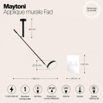 Бра Maytoni Fad MOD070WL-L6B3K