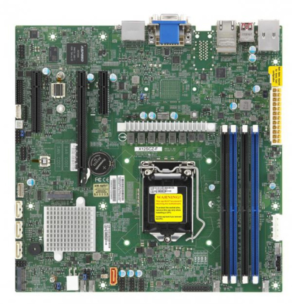 Материнская плата mATX Supermicro MBD-X12SCZ-F-O