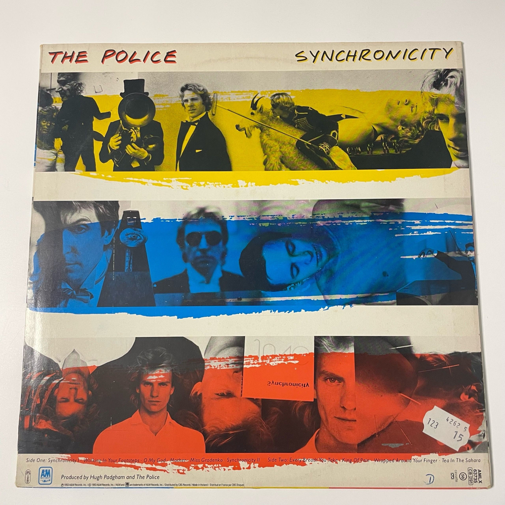 Винтажная виниловая пластинка LP The Police Sting Synchronicity (Нидерланды 1983)