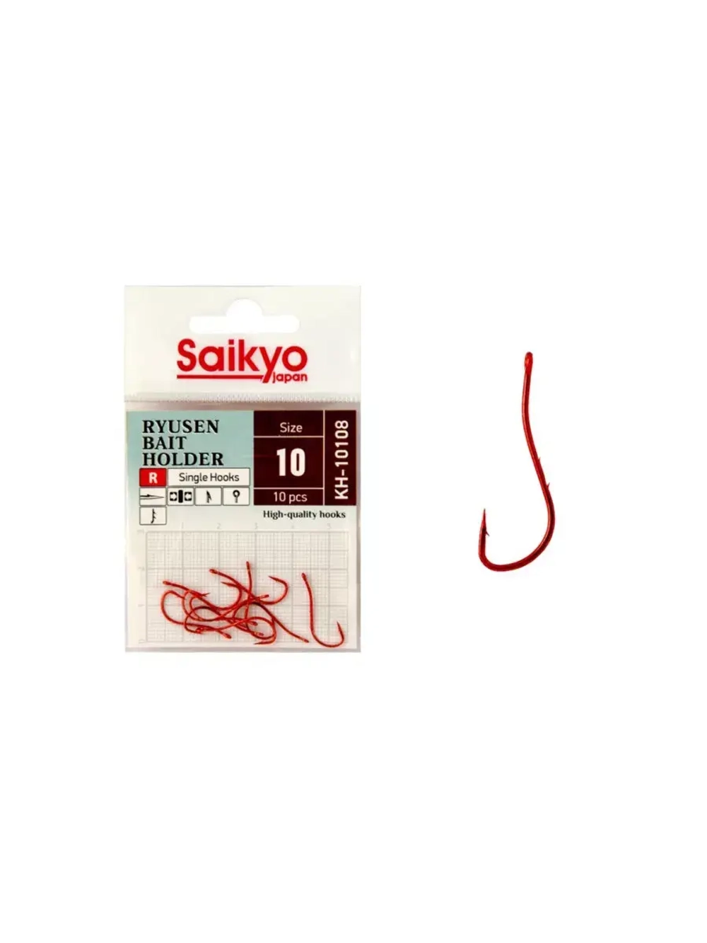 Крючки для рыбалки Saikyo KH-10108 R BN RYUSEN BAIT HOLDER
