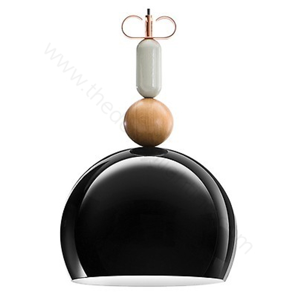 Pendant design lamp  Bon Ton Т1B1 by YUUE Design Studio  (Black)