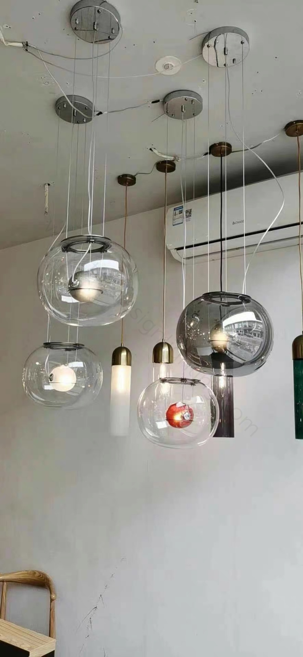 Pendant design lamp Big One by Brokis